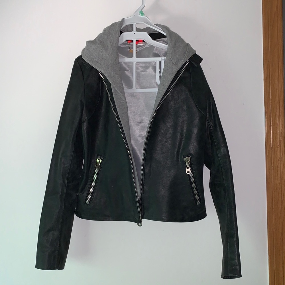 DOMA leather biker jacket